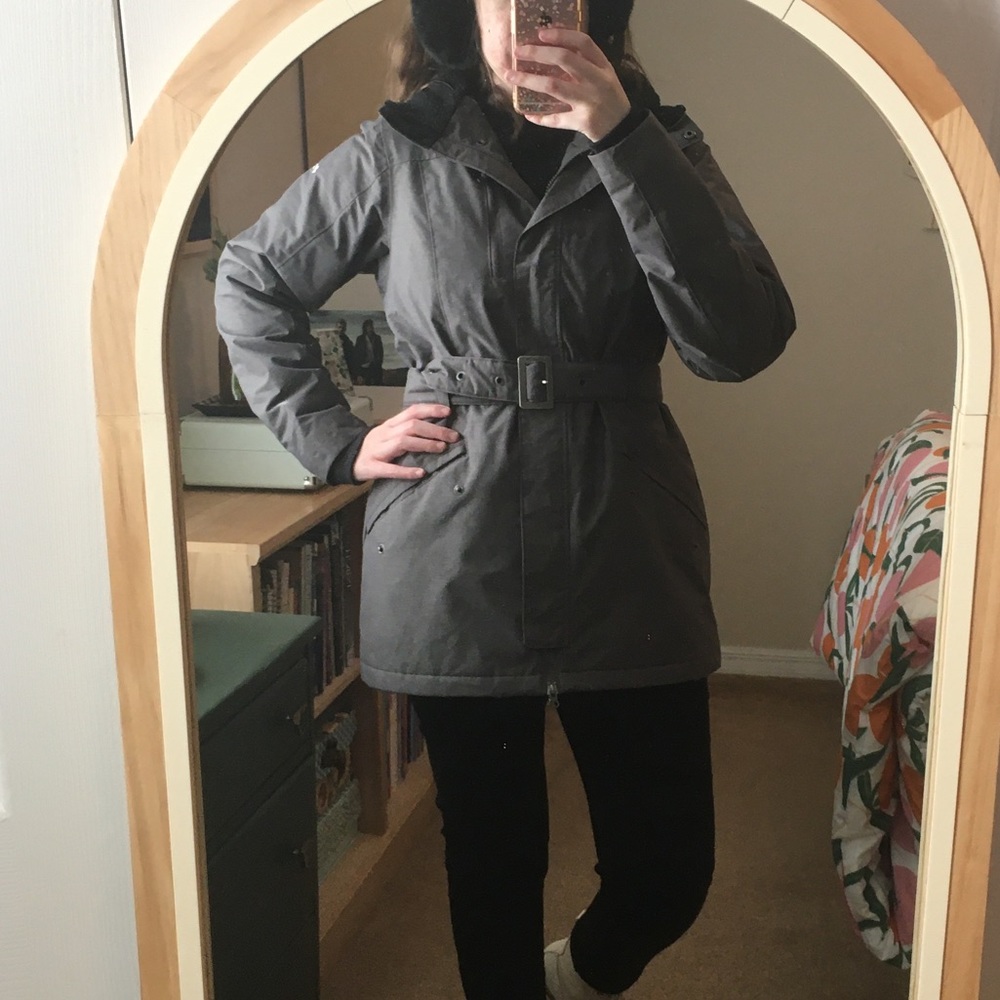 Columbia Winter Coat with Faux Fur Trimmed Hood